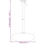 Stehtischgestell Chromstahl 45x90 cm von , Tischzubehör - Ref: Foro24-4007195, Preis: 63,55 €, Rabatt: %