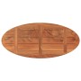 Oval solid acacia wood table top 110x40x2.5 cm by , Table tops - Ref: Foro24-370801, Price: 62,29 €, Discount: %