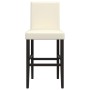 Hohe Hocker 2 Stk. aus massivem Gummiholz und Kunstleder von , Küchenhocker - Ref: Foro24-4006185, Preis: 126,25 €, Rabatt: %