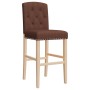 Hohe Hocker 2 Stück aus massivem Gummi, Holz und Stoff von , Küchenhocker - Ref: Foro24-4006203, Preis: 86,55 €, Rabatt: %