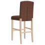 Hohe Hocker 2 Stück aus massivem Gummi, Holz und Stoff von , Küchenhocker - Ref: Foro24-4006203, Preis: 86,55 €, Rabatt: %