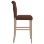 Hohe Hocker 2 Stück aus massivem Gummi, Holz und Stoff von , Küchenhocker - Ref: Foro24-4006217, Preis: 93,42 €, Rabatt: %