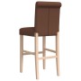Hohe Hocker 2 Stück aus massivem Gummi, Holz und Stoff von , Küchenhocker - Ref: Foro24-4006217, Preis: 93,42 €, Rabatt: %