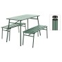 ProGarden Juego de mesa y banco de jardín de 3 piezas acero verde von , Gartensets - Ref: Foro24-447580, Preis: 258,27 €, Rab...