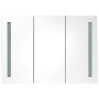 Mueble de baño con espejo LED 89x14x62 cm de vidaXL, Tocadores de baño - Ref: Foro24-326527, Precio: 165,04 €, Descuento: %
