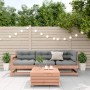 Juego de muebles jardín 4 pzas y cojines madera abeto Douglas de , Conjuntos de jardín - Ref: Foro24-3250782, Precio: 306,72 €