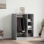 Grauer Schrank aus Holzwerkstoff 77x48x102 cm von , Kommoden-Organizer und Bar-Kleiderbügel - Ref: Foro24-840810, Preis: 89,6...