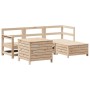 5-teilige Gartensofagarnitur aus massivem Kiefernholz von , Gartensets - Ref: Foro24-3250492, Preis: 326,28 €, Rabatt: %
