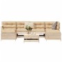 Juego de sofás de jardín 7 piezas madera maciza de pino by , Garden sets - Ref: Foro24-3250988, Price: 376,60 €, Discount: %