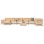 Set Gartensofas 10 Stück massives Kiefernholz von , Gartensets - Ref: Foro24-3250664, Preis: 608,42 €, Rabatt: %