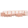 Juego de sofás de jardín 9 pzas madera maciza de abeto Douglas by , Garden sets - Ref: Foro24-3250658, Price: 541,98 €, Disco...