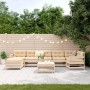 Juego de sofás de jardín 8 pzas madera maciza de pino von , Gartensets - Ref: Foro24-3250632, Preis: 467,89 €, Rabatt: %