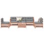 6-teiliges Gartenmöbel-Set und Kissen aus Douglasienholz von , Gartensets - Ref: Foro24-3250742, Preis: 558,04 €, Rabatt: %