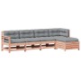 Juego de muebles jardín 5 pzas y cojines madera abeto Douglas de , Conjuntos de jardín - Ref: Foro24-3250850, Precio: 375,79 €