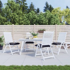 Cojines sillas de jardín 4 uds tela Oxford antracita 40x40x7 cm de , Cojines para sillas y sofás - Ref: Foro24-361451, Precio...