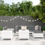 Set Gartensofas 7-teilig massives Kiefernholz weiß von , Gartensets - Ref: Foro24-3250529, Preis: 534,30 €, Rabatt: %