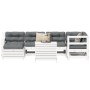 Set Gartensofas 7-teilig massives Kiefernholz weiß von , Gartensets - Ref: Foro24-3250969, Preis: 545,55 €, Rabatt: %