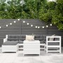Set Gartensofas 7-teilig massives Kiefernholz weiß von , Gartensets - Ref: Foro24-3250969, Preis: 545,55 €, Rabatt: %