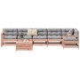 Set mit 7 Gartensofas aus massiver Tanne Douglasie von , Gartensets - Ref: Foro24-3250890, Preis: 425,05 €, Rabatt: %