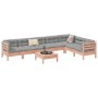 Set of 8 garden sofas with Douglas fir wood cushions by , Garden sets - Ref: Foro24-3299483, Price: 630,49 €, Discount: %