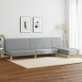 Set of 2 piece sofas light gray fabric by , Sofas - Ref: Foro24-3216291, Price: 362,50 €, Discount: %