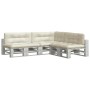 7-teilige Palettenkissen cremefarbener Stoff von , Kissen für Stühle und Sofas - Ref: Foro24-3217147, Preis: 213,18 €, Rabatt: %