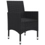 Juego de comedor de jardín 3 piezas con cojines negro de , Conjuntos de jardín - Ref: Foro24-3095890, Precio: 251,49 €, Descu...