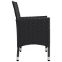 Juego de comedor de jardín 3 piezas con cojines negro de , Conjuntos de jardín - Ref: Foro24-3095890, Precio: 251,49 €, Descu...