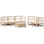 Set mit 6 Gartensofas aus massivem Kiefernholz von , Gartensets - Ref: Foro24-3250804, Preis: 333,49 €, Rabatt: %