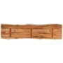 Rectangular acacia wood board with live edge 160x40x2.5 cm by , Table tops - Ref: Foro24-370616, Price: 111,05 €, Discount: %