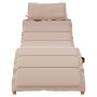 Sonnenliegen mit Kissen 2 Stück massives Akazienholz grau taupe von , Liegen - Ref: Foro24-3214836, Preis: 377,27 €, Rabatt: %
