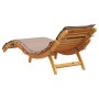 Sonnenliegen mit Kissen 2 Stück massives Akazienholz grau taupe von , Liegen - Ref: Foro24-3214836, Preis: 377,27 €, Rabatt: %