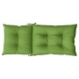 Stuhlkissen mit hoher Rückenlehne 4 Stück Stoff grün meliert 120x50x7cm von , Kissen für Stühle und Sofas - Ref: Foro24-40023...