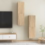 TV-Möbel 2 Stück Sperrholz Eiche Farbe 30,5x30x110 cm von , TV-Möbel - Ref: Foro24-803369, Preis: 91,27 €, Rabatt: %
