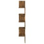 Eckwandregal geräuchertes Eichenholz 20x20x127,5 cm von , Regale und Regale - Ref: Foro24-815210, Preis: 31,12 €, Rabatt: %