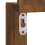 Corner wall shelf smoked oak wood 20x20x127.5 cm by , Shelves and shelves - Ref: Foro24-815210, Price: 31,12 €, Discount: %