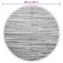 ARAKIL gray outdoor rug Ø200 cm PP by , Outdoor protectors - Ref: Foro24-368484, Price: 46,39 €, Discount: %