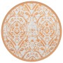 ARAKIL outdoor rug orange and white Ø200 cm PP by , Outdoor protectors - Ref: Foro24-368508, Price: 52,59 €, Discount: %