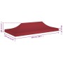 Burgunderfarbenes Festzeltdach 6x3 m 270 g/m² von , Abdeckungen für Zelte und Pavillons - Ref: Foro24-315331, Preis: 63,63 €,...