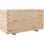 Solid pine wood planter 90x40x49.5 cm by , Pots and planters - Ref: Foro24-3282554, Price: 147,27 €, Discount: %