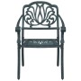 Mesa y sillas de bistró 3 piezas aluminio fundido verde de , Conjuntos de jardín - Ref: Foro24-3216340, Precio: 480,20 €, Des...