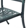 Mesa y sillas de bistró 3 piezas aluminio fundido verde de , Conjuntos de jardín - Ref: Foro24-3216340, Precio: 480,20 €, Des...