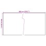 Anthrazitgraue Balkonmarkise aus synthetischem Rattan 600x90 cm von , Zaunpaneele - Ref: Foro24-156245, Preis: 65,09 €, Rabat...