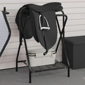 Freistehender klappbarer Montierungshalter schwarzes Eisen von , Sattelzubehör - Ref: Foro24-172441, Preis: 75,48 €, Rabatt: %