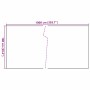 Balcony awning synthetic rattan light brown 1000x100 cm by , fence panels - Ref: Foro24-156279, Price: 111,61 €, Discount: %
