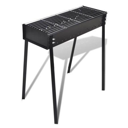 Quadratischer Holzkohlegrill mit Ständer von vidaXL, Grillen - Ref: Foro24-40713, Preis: 75,43 €, Rabatt: %