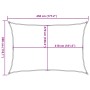 Toldo de vela rectangular HDPE naranja 160 g/m² 3x4,5 m | Foro24.es | Tu tienda online para hogar, jardín y más Foro24.es