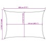 Rectangular sail awning HDPE orange 160 g/m² 6x8 m by , Umbrellas - Ref: Foro24-311690, Price: 91,39 €, Discount: %