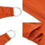 HDPE orange triangular sail awning 160 g/m² 5x6x6 m by , Umbrellas - Ref: Foro24-311703, Price: 50,65 €, Discount: %