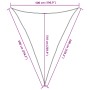 Toldo de vela triangular HDPE naranja 160 g/m² 5x6x6 m de , Sombrillas - Ref: Foro24-311703, Precio: 50,38 €, Descuento: %